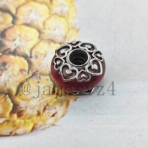 pandora Reveal Your Love Pink Murano Glass Charm